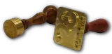Wax seal and ice stamp