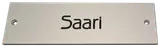 Engraved name badge
