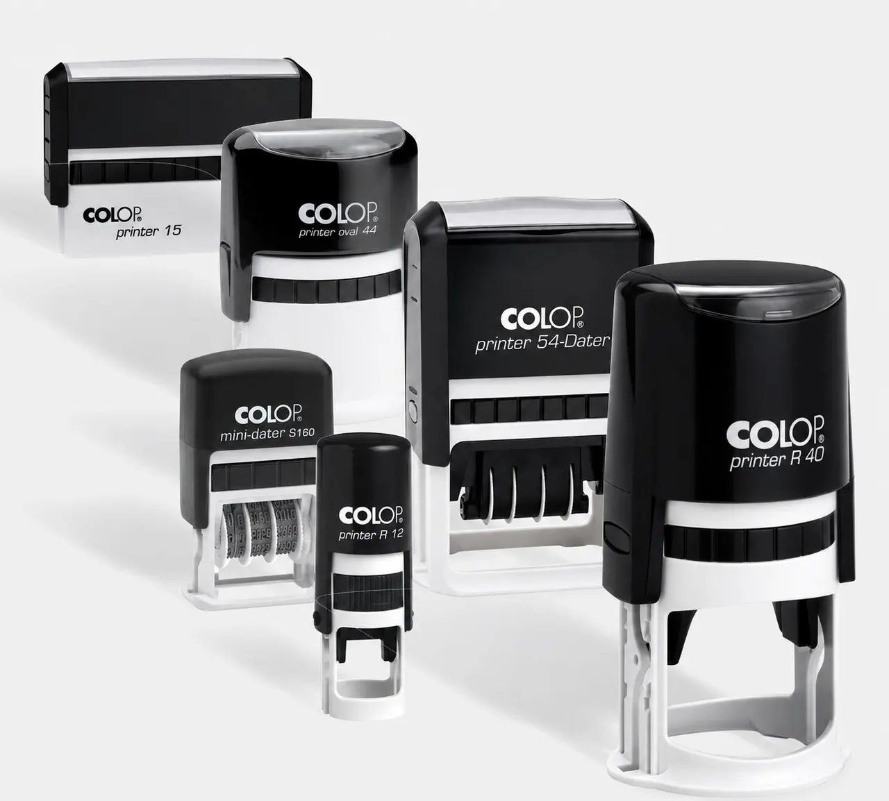 Colops stämpelsortiment: Printer, Mini-Dater och datumstämplar