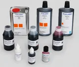Coloris stamp inks in different bottle sizes