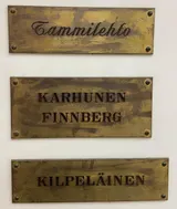 Engraved sign