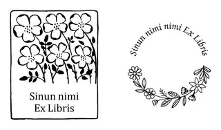 Ex libris stamp designs