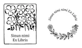 Ex libris stamp designs